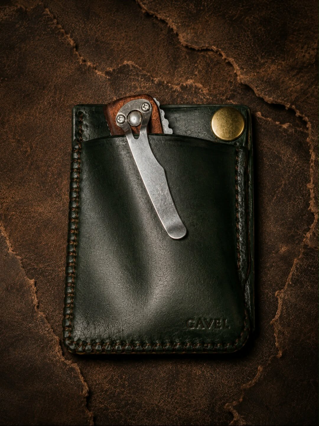 Gavel Ranger Wallet -Knife Pocket